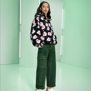 Sandy Liang x Target Floral Print Sherpa Pullover